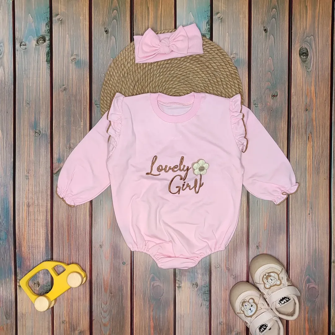 بادی دخترانه دورس پنپه  گل برجسته کیفیت عالی